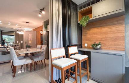 Estúdio Luxuoso no Vertigo com Smart TV na Cama - Foto 13