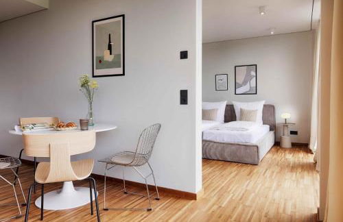 homie stay Architektenapartments im Grünen mit Blick auf die Würzburger Innenstadt - Foto 23