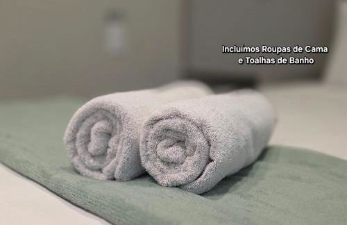 Flat novo e moderno, 4 pessoas ao lado do Paraguai - Foto 6