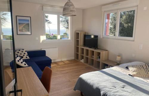 Vue Mer 2 pas des plages 10 pers 4 chambres Villa KER LOT PLAGE - Foto 33