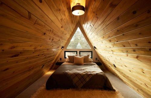 Modern A-frame w/ hot tub + view - Foto 41