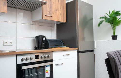 Serviceroom24 - Apartment 3 in Recklinghausen WLAN - Smart-TV - 24-7 Check-in und Küche - Foto 16