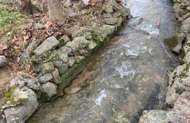 Farmhouse with game room, fire pit and creek - Foto 9