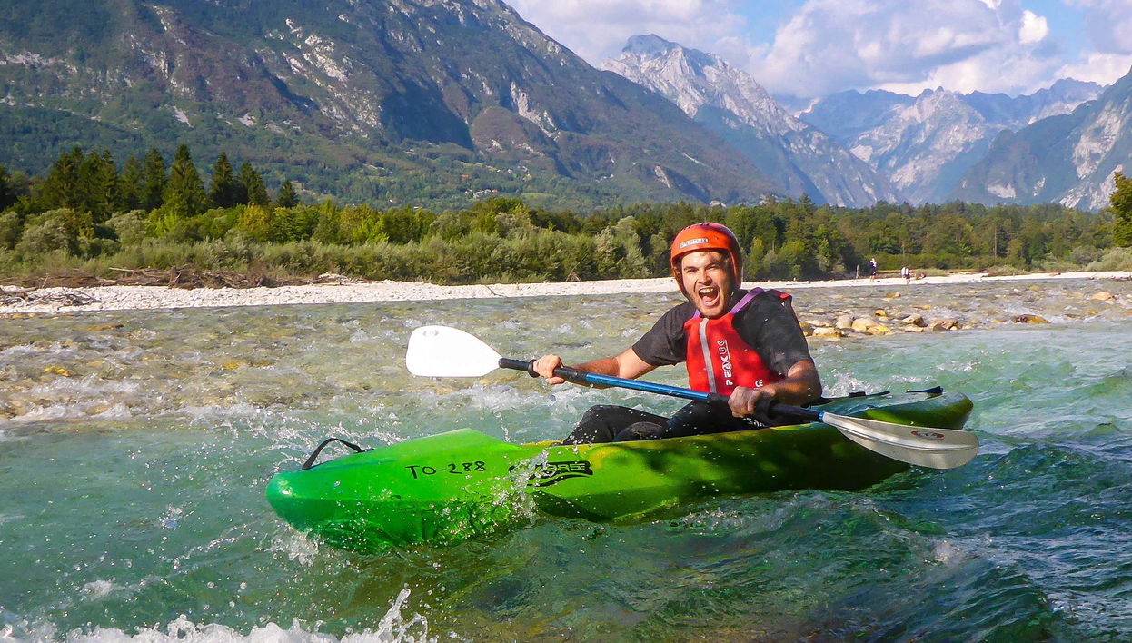 Tour en kayak por el río Isonzo