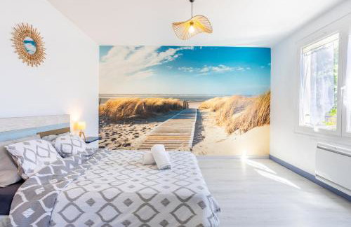 La Dune - 100m plage - Parking - Terrasse & BBQ - Foto 3