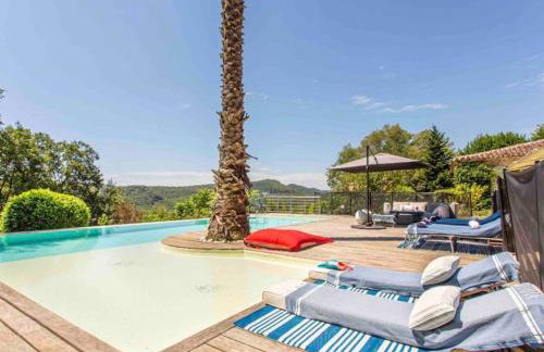 Villa Jean-Pierre. Infinity pool and view in Tourrettes-sur-Loup - Foto 76