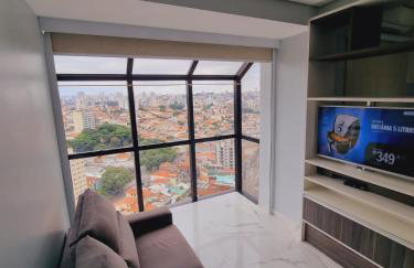 Flat em Santana Vista para a Cidade 23 Andar - Foto 1