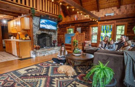 Cozy Log Cabin- W Fireplace - Foto 2