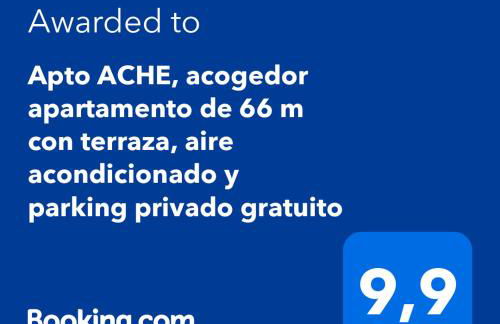 Apto ACHE, acogedor apartamento de 66 m con terraza, aire acondicionado y parking privado gratuito - Foto 3