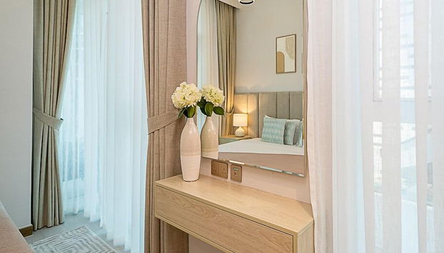 Cozy Luxury 1BR Apt in Business Bay - Foto 4, Habitación