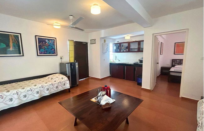 Jungle Hut- Annabelles Beach Apartments at Bernard Simao Calangute - Foto 17