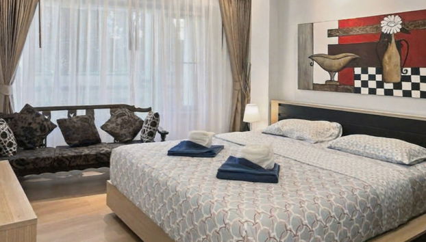 Mykonos Hua Hin - 1 bdr Condo Shared Pool Downtown - Foto 4, Habitación