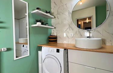 SSP Suites- Cosy & Bel appartement 4 pièces 3 chambres 90M2 avec balcon - Foto 7