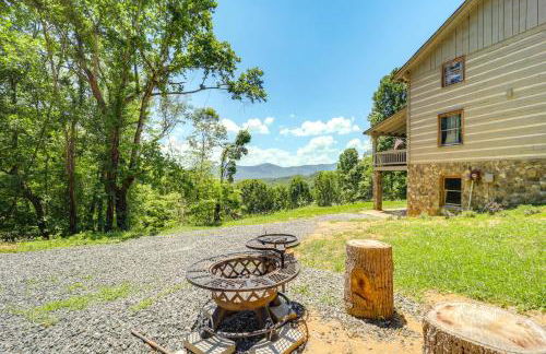 Ashe County Log Cabin Mountain-View Deck, Sauna - Foto 2