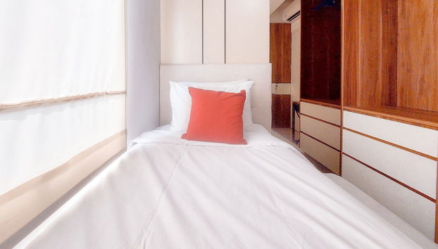 Homey 2Br Apartment At Urban Heights Residence - Foto 5, Quarto