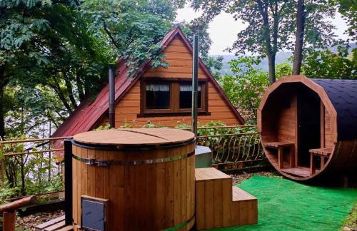 Drewniany zakątek - domek z sauną i balią - Foto 41