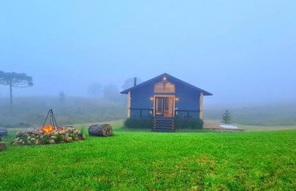 Cabana Alpaca - Banheira, Lareira e Tranquilidade - Foto 14