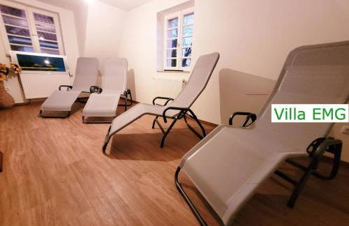 Luxus Ferienhaus Villa EMG Hannover, Messe, Braunschweig mit Sauna, Garten für Familien Gruppen bis 25 Personen - Foto 61