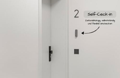 1-2 Personen - Parkplatz - Fahrradgarage - Zentrum - Küche - Balkon - Klima - Foto 22