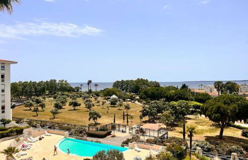 T2 cosy en bord de mer avec terrasse, piscine et parking - Foto 1