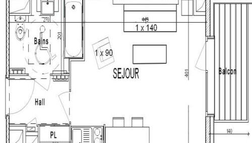 Studio confortable avec balcon aux Saisies - FR-1-594-143 - Foto 4