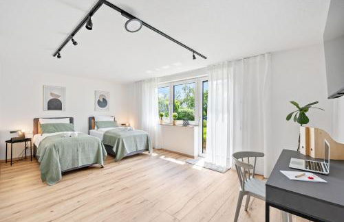 Neu mit Terrasse! 2BR 4Beds- schönste Aussicht - frisch saniert- barrierefreie! -Mozart ZWEI - Bietigheim - Foto 2