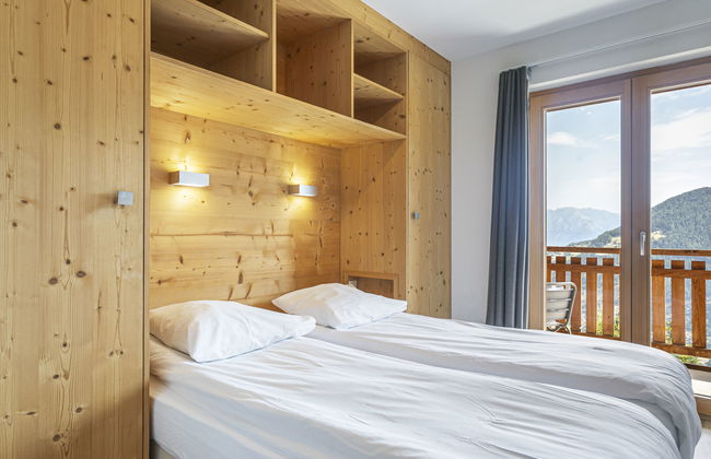 T-Resort La Tzoumaz 3p6 vue vallée - Foto 5