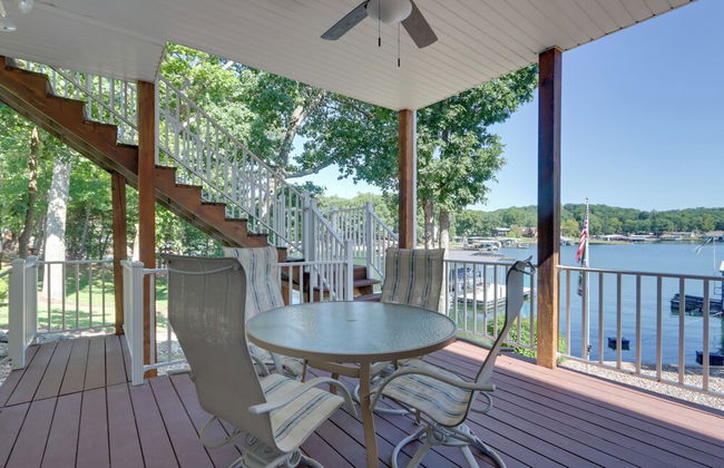 Lakeside Gravois Mills Home w/ Boat Slip + 4 Decks - Foto 3