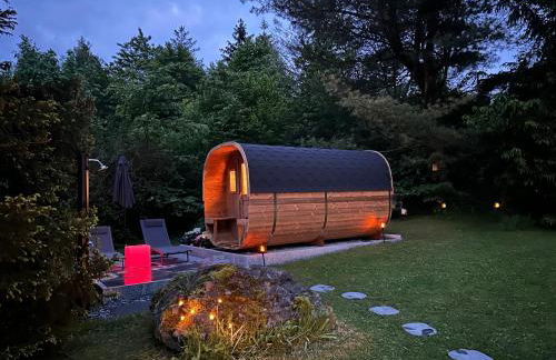 Ferienhaus Frankenwald 80qm unweit vom See in Lichtenberg - Sauna, Klima, Kamin, Garten - Bad Steben - Hof Saale - Foto 8