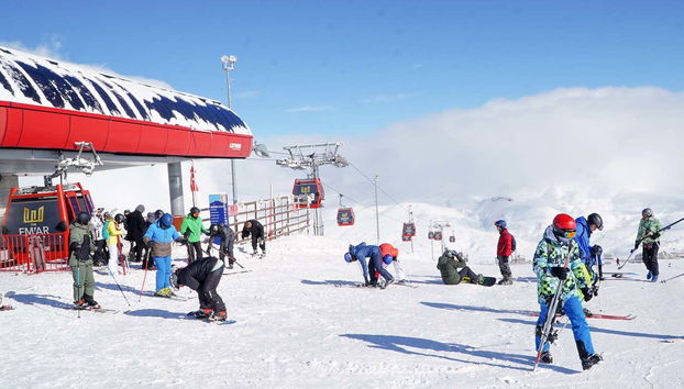 Une journée de ski sur le mont Erciyes