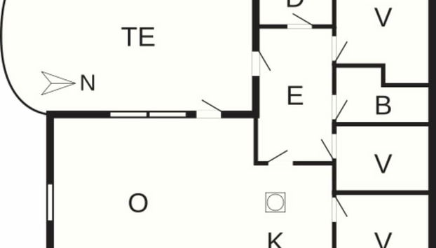 5 Person Holiday Home in Ulfborg-by Traum - Foto 2, Plano