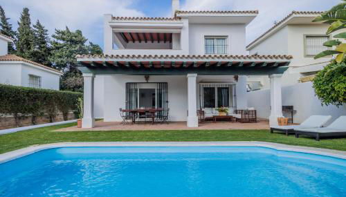 GINVA - Villa Puerto Sherry - Foto 3, sunbed, Garden view