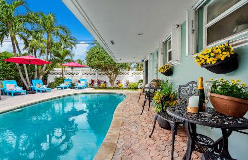 Chic 4BR Htd Pool, 5 min to beach, PAC-MAN, Games - Foto 26