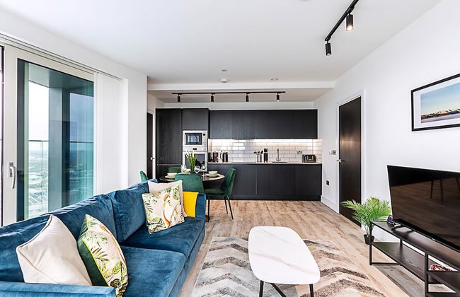 Modern Sky-High Flat In North Acton - Foto 3