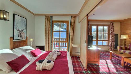 ARC 1950, Appartement 1 chambre, 4 personnes, Exposition Sud, SAUNA, HAMMAM, JACUZZI, PISCINE - Foto 1, towels