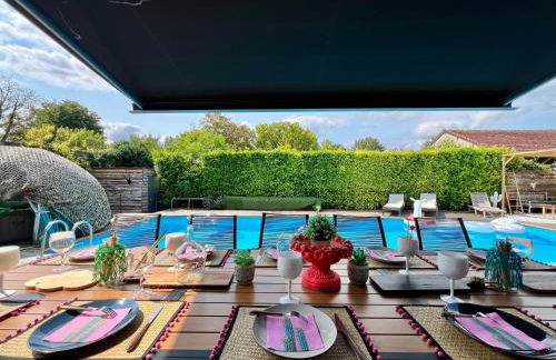 La Villa d'ElodibiZa, 45mn de Paris en train avec piscine ! - Foto 3