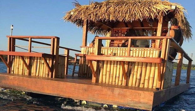 Floating house in Roatan