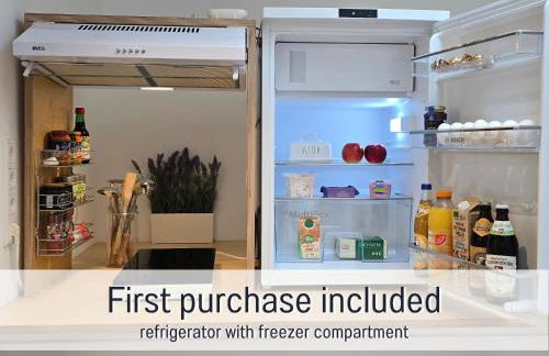 Baham-Apartment Nuernberg - including hot tub, sauna, massage chair, roof terrace, barbecue - metro 15 min, exhibition center 8 min walk - Foto 7