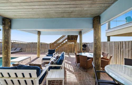 Blue Heaven on the Beach Gulf Front Sleeps 20 6 Br Heated Private Pool - Foto 10