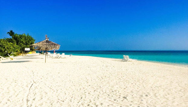 Paisaje de arena blanca