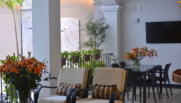 Sala de estar do lobby