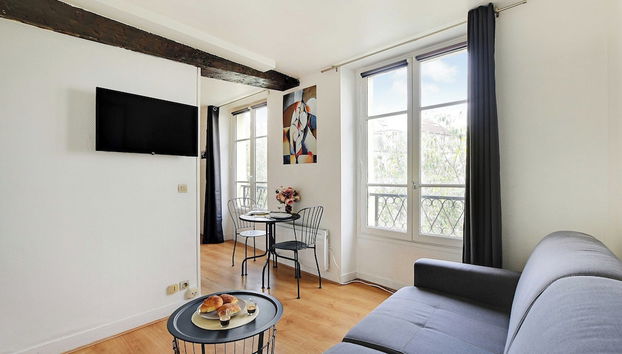 Studio in the Heart of the Marais ! - Foto 4, Zona de estar