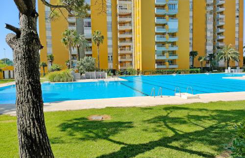 Global Properties, Practico apartamento con piscina en Residencial Brezo Canet - Foto 28