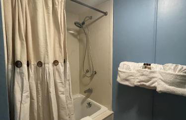 Forest view, log-sided two bedroom, two bath condo on Lake Ouachita, condo - Foto 26