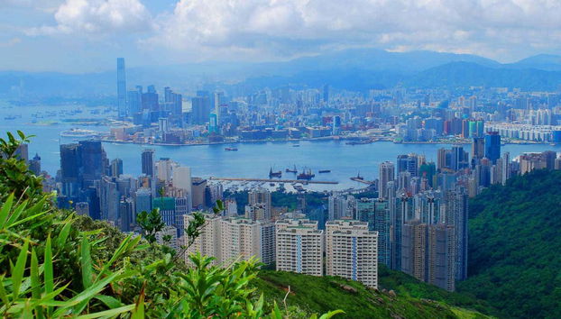 Panoramic views of Hong Kong