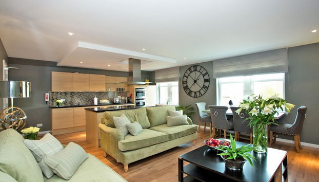 Modern Apartment Near River Dee and Aberdeen City - Foto 5, Habitación