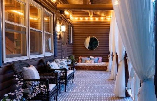 Look to the Mountains: Gunstock Acres Log Cabin - Foto 3