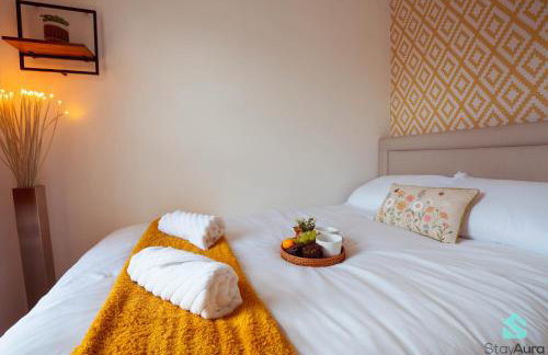 Beautiful 3BDR Flat By Stay Aura Short Lets & Serviced Accommodation Newcastle With Free WiFi & Parking - Foto 20