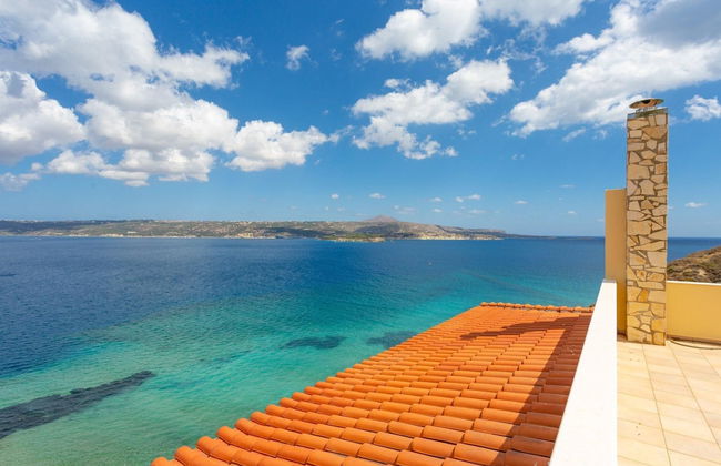 Souda Bay View Large Private Pool Walk to Beach Sea Views A C Wifi - 2119 - Foto 2