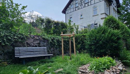 Ferienwohnung im Kunst- und Logierhaus Villa Ihler - Foto 3, Garden, Garden view